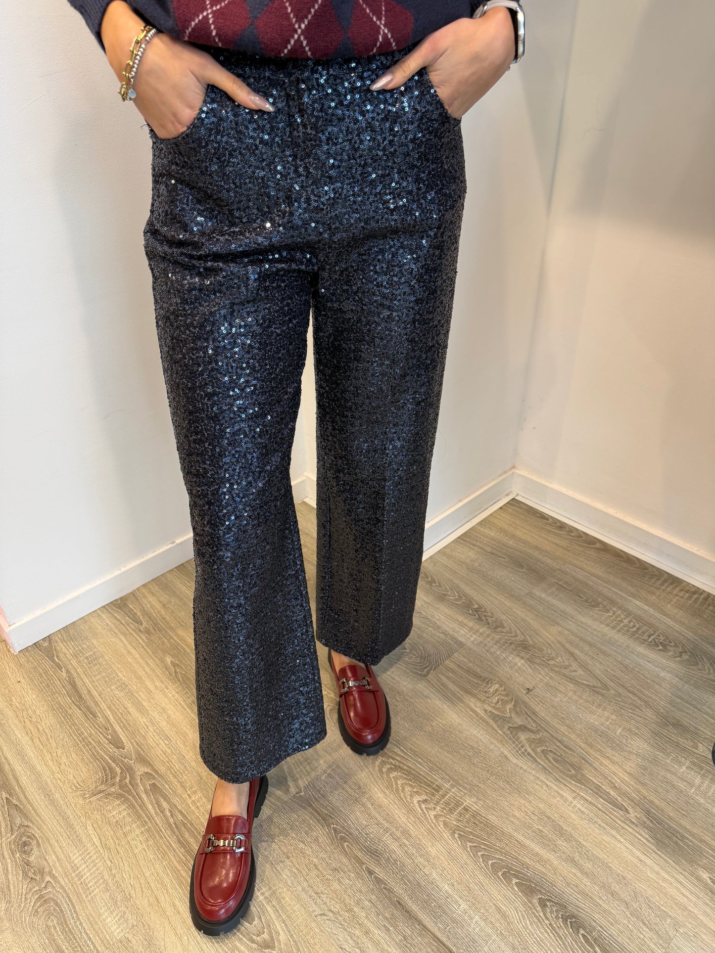 Pantaloni Paillettes