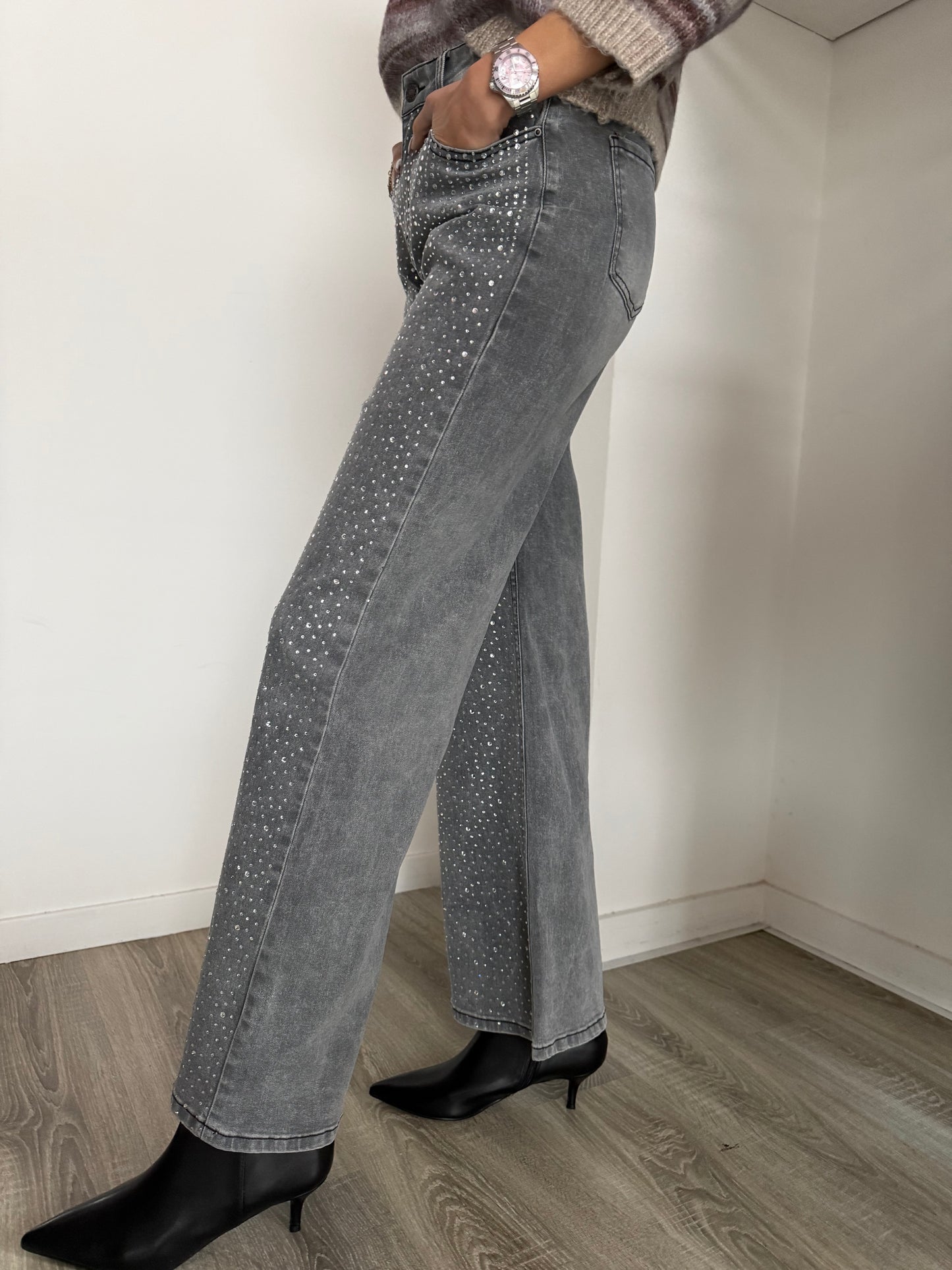 Jeans Grigio Brillanti