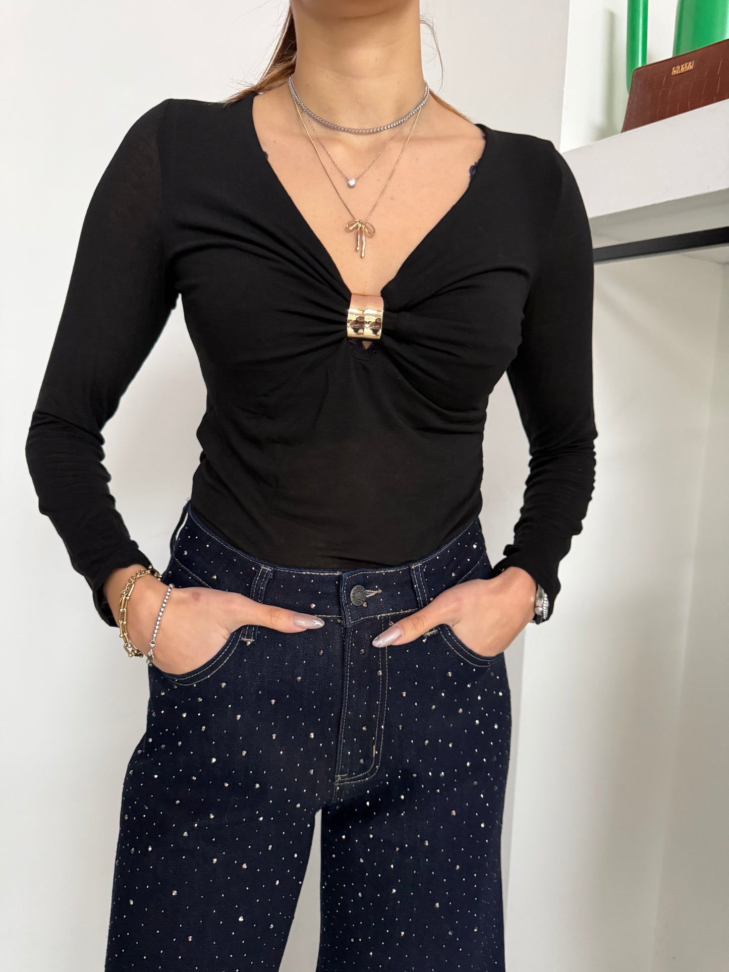 Cashmirina Scollo a V