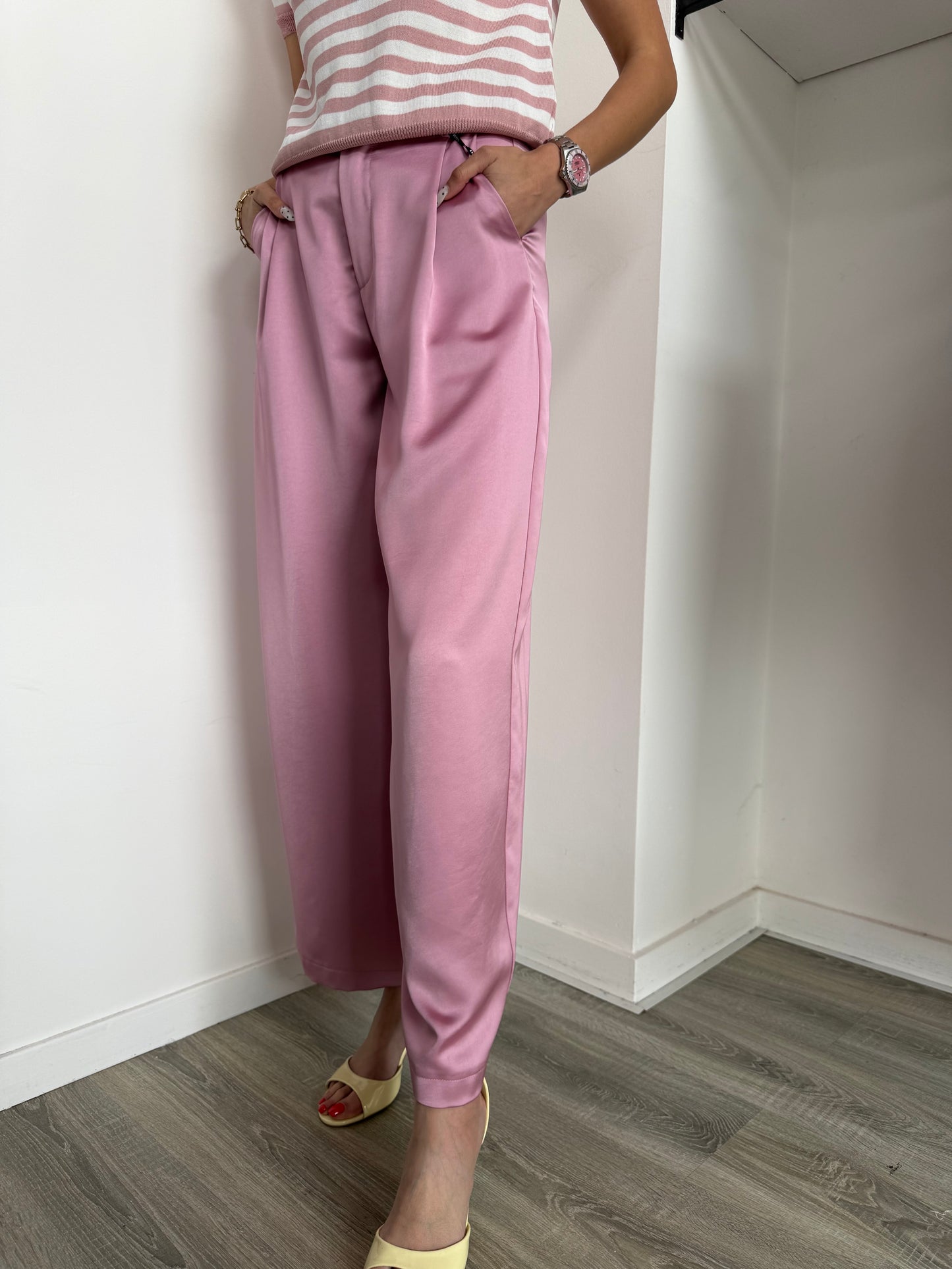 Pantaloni Satin