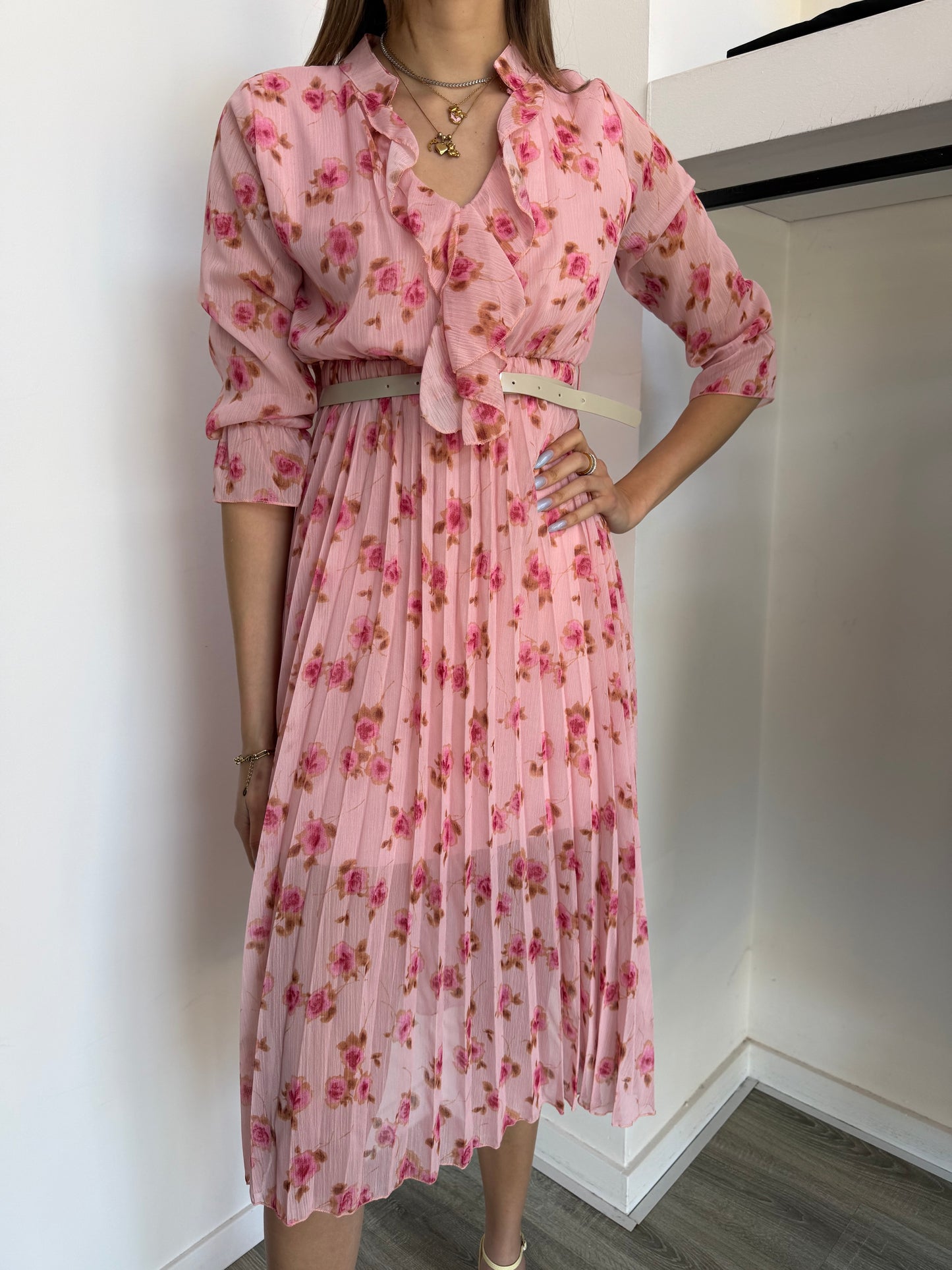 Abito Midi Fiori