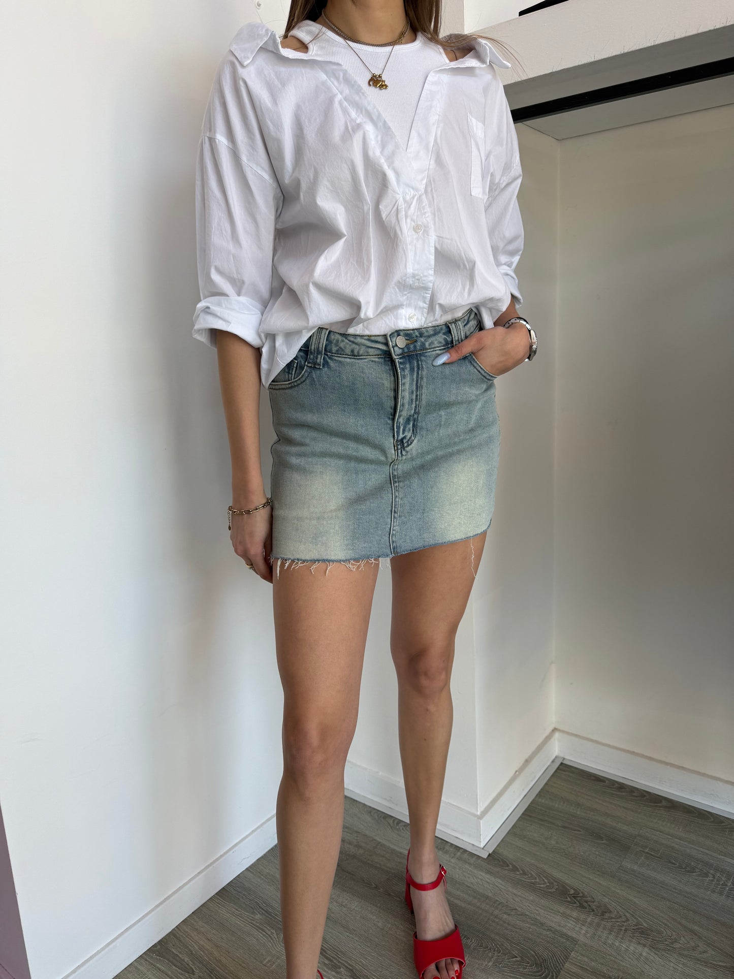 Gonna Pantalone Denim