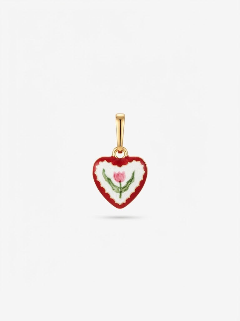 Charm Cuore Tulipano