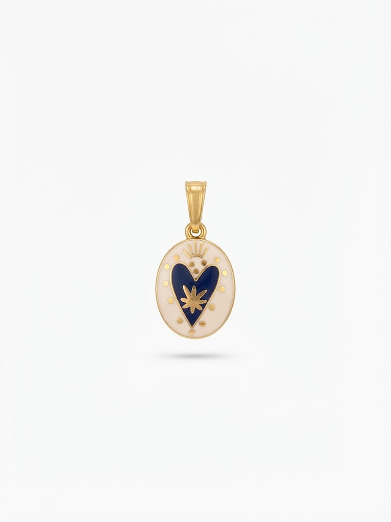 Charm Cuore Blu