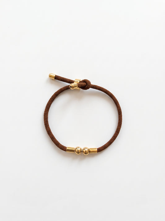 Bracciale Corda Cioccolato