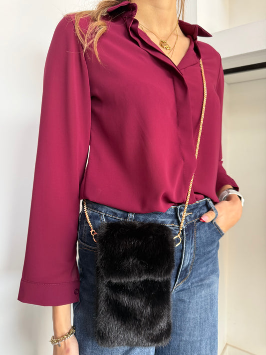 Porta Cellulare Pelliccia