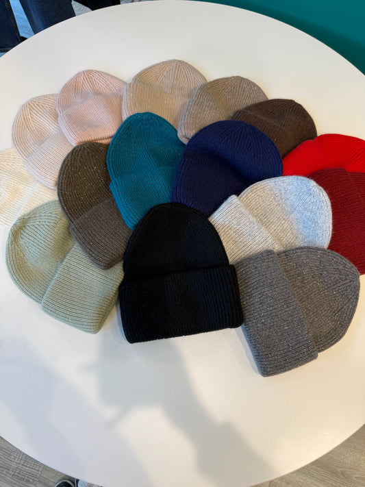 Berretto A Coste Lurex