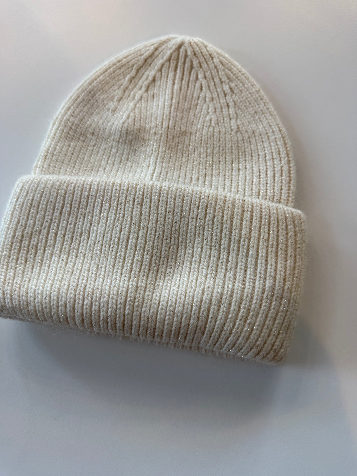 Berretto A Coste Lurex