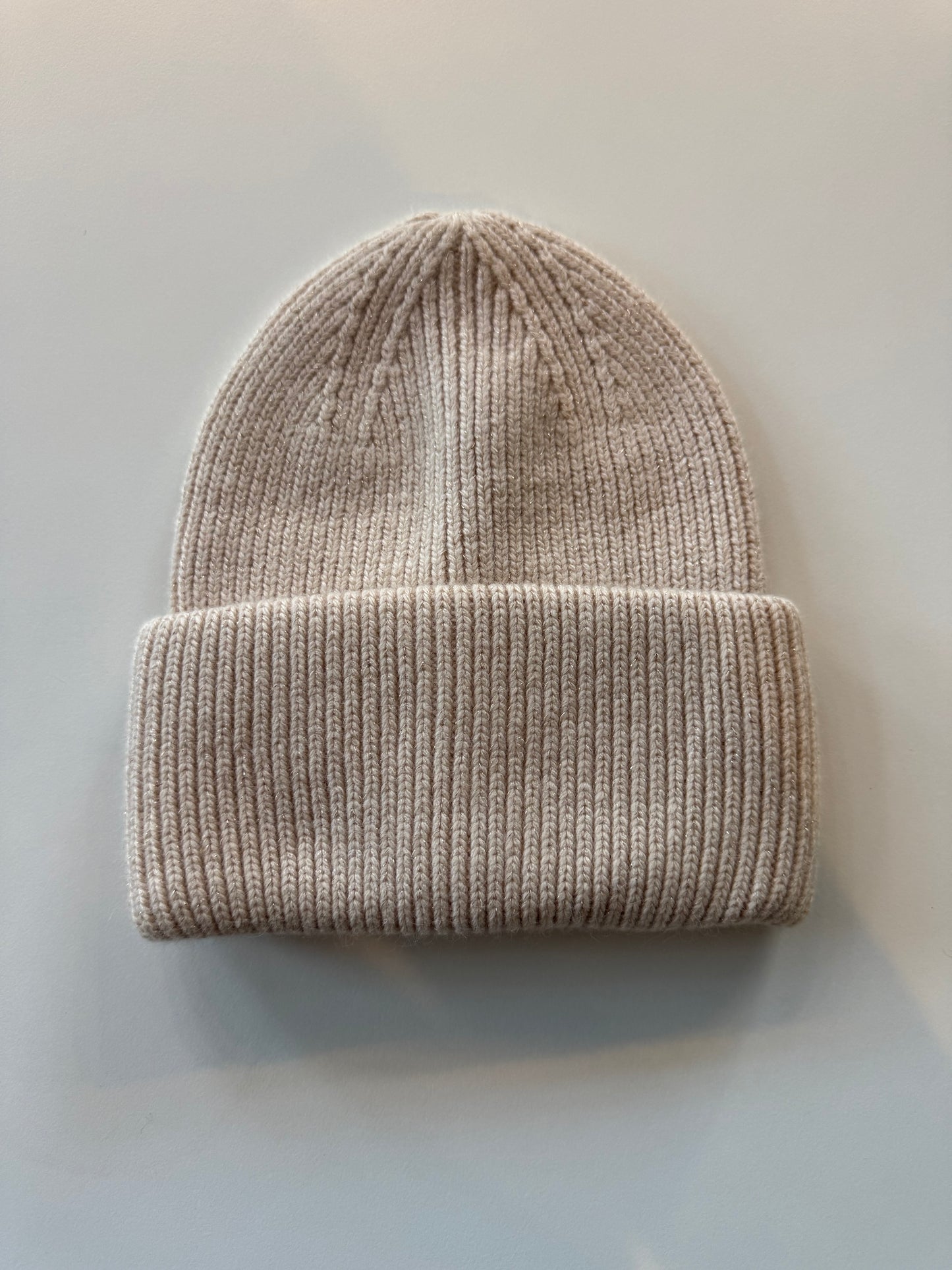 Berretto A Coste Lurex