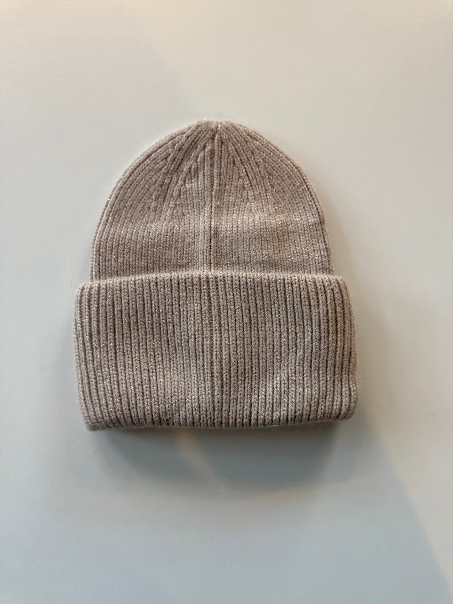 Berretto A Coste Lurex