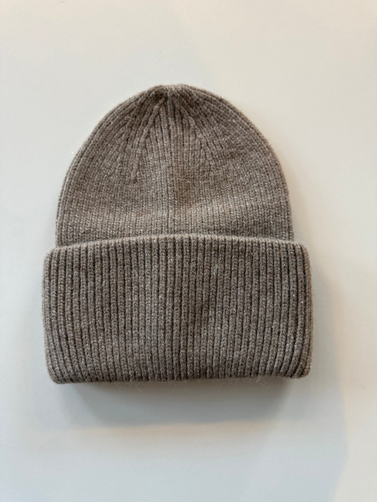 Berretto A Coste Lurex