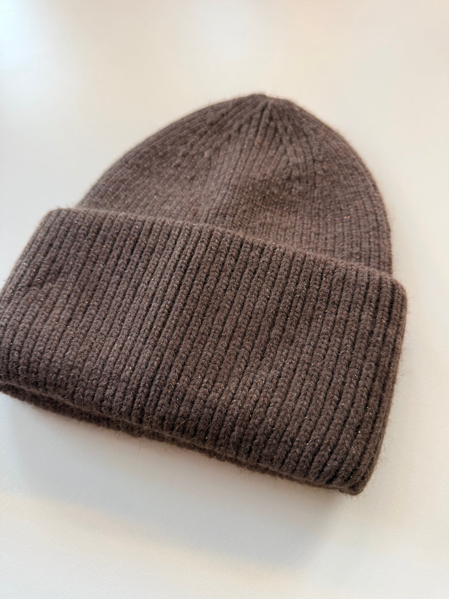 Berretto A Coste Lurex