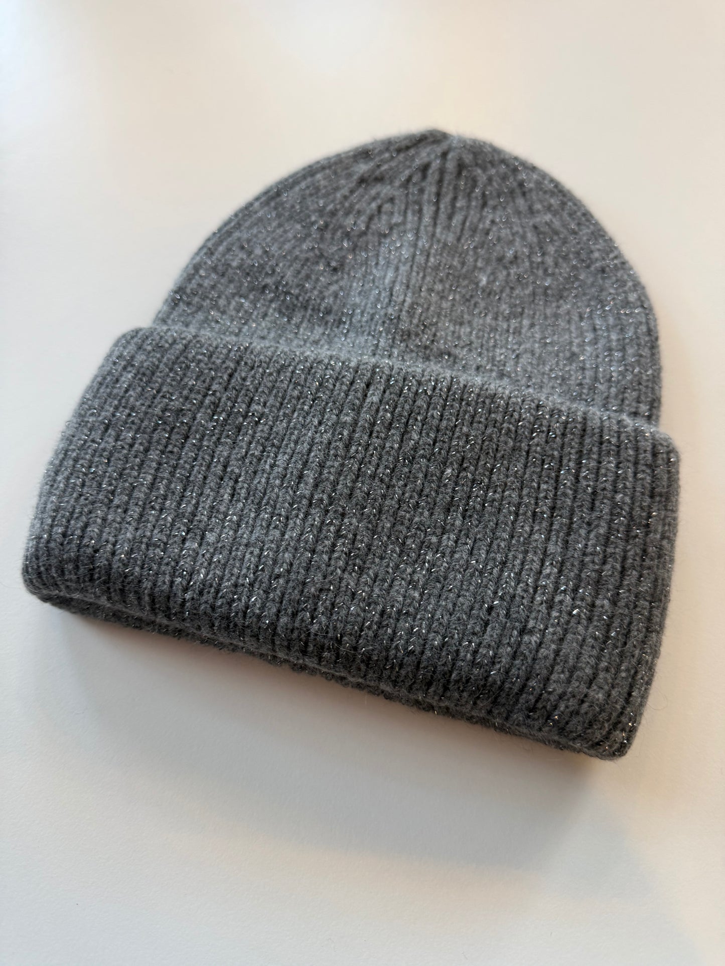 Berretto A Coste Lurex