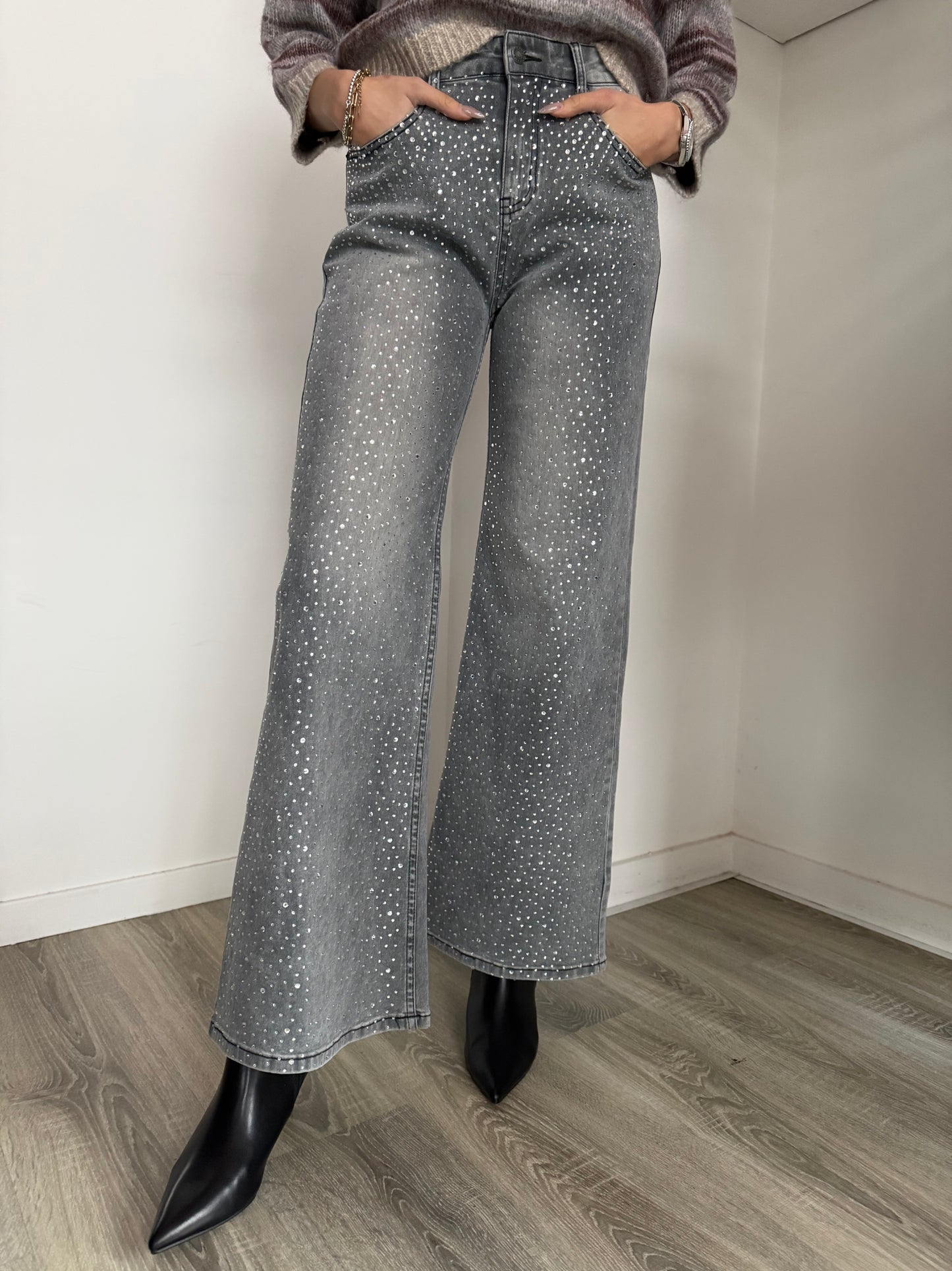 Jeans Grigio Brillanti