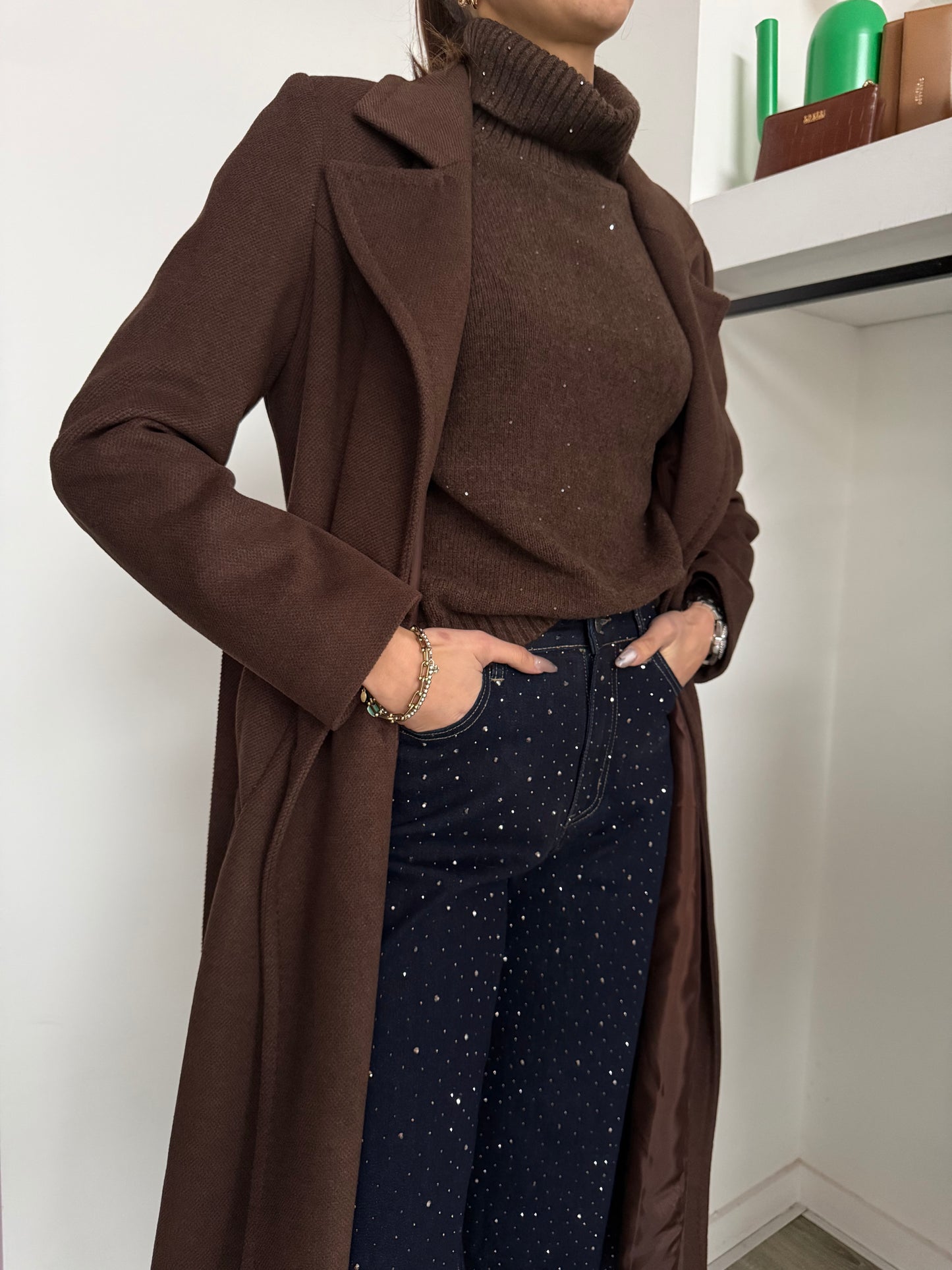 Cappotto Lungo Cintura