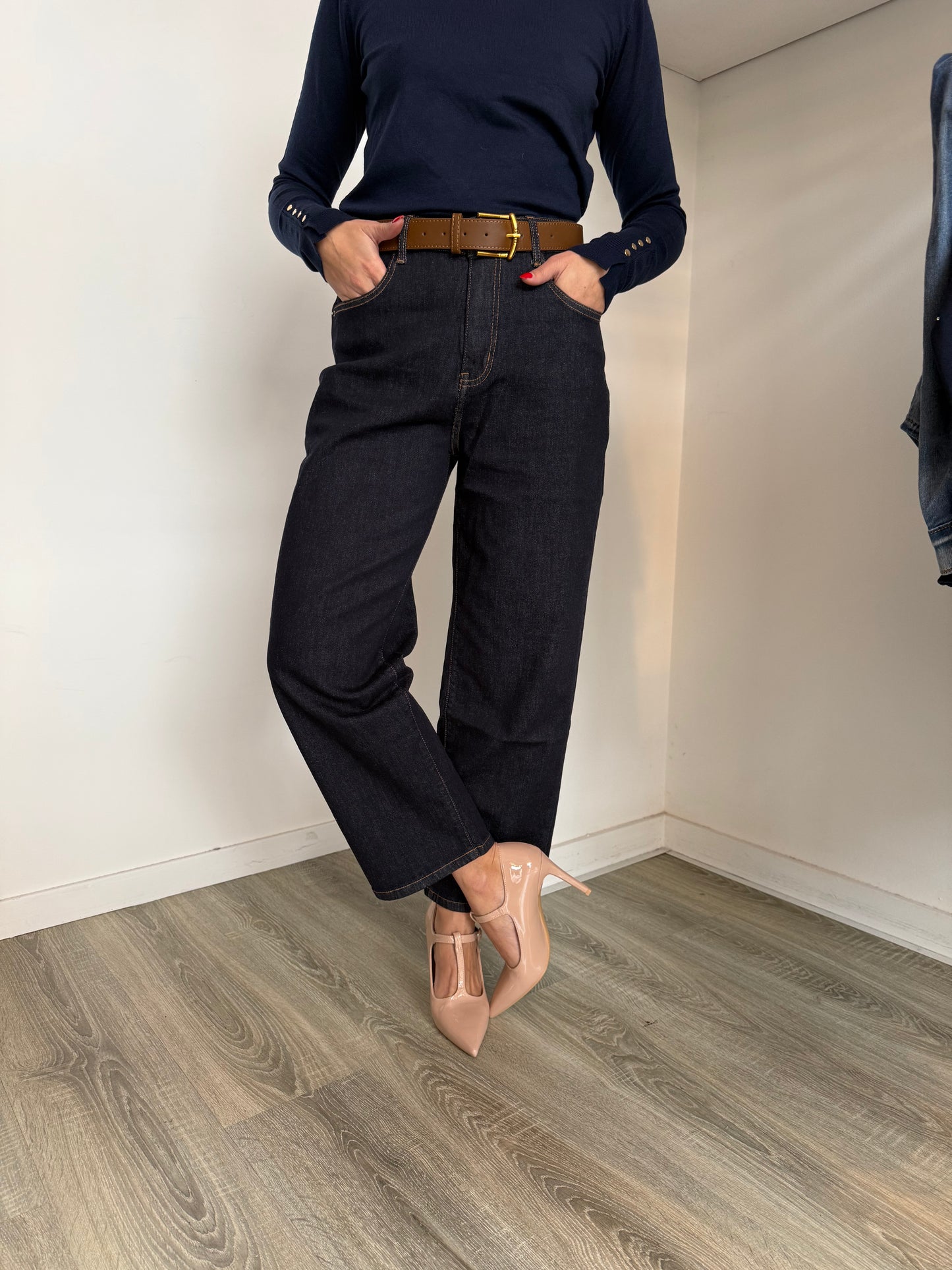 Jeans Mom Fit Cintura