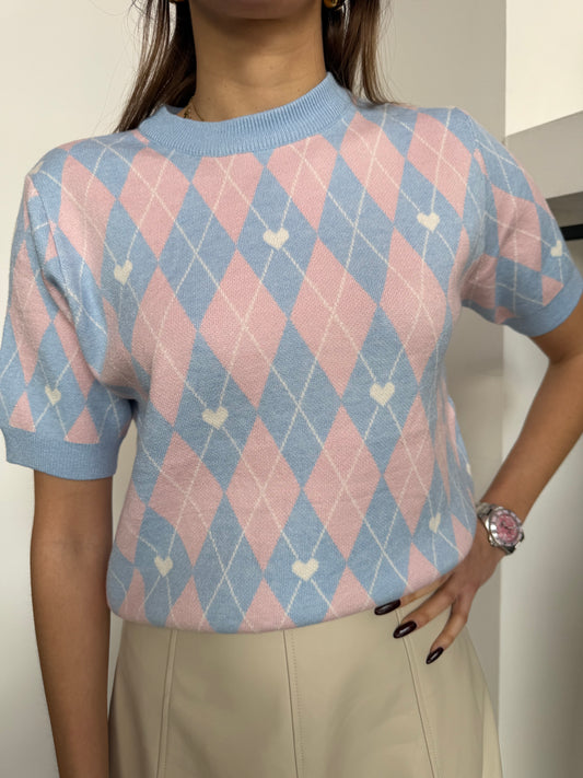 Pullover Cuori e Rombi