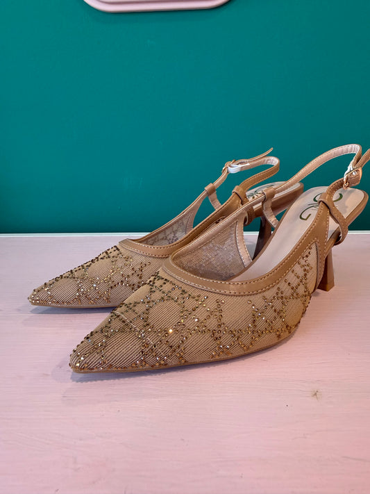 Slingback Brillantinate