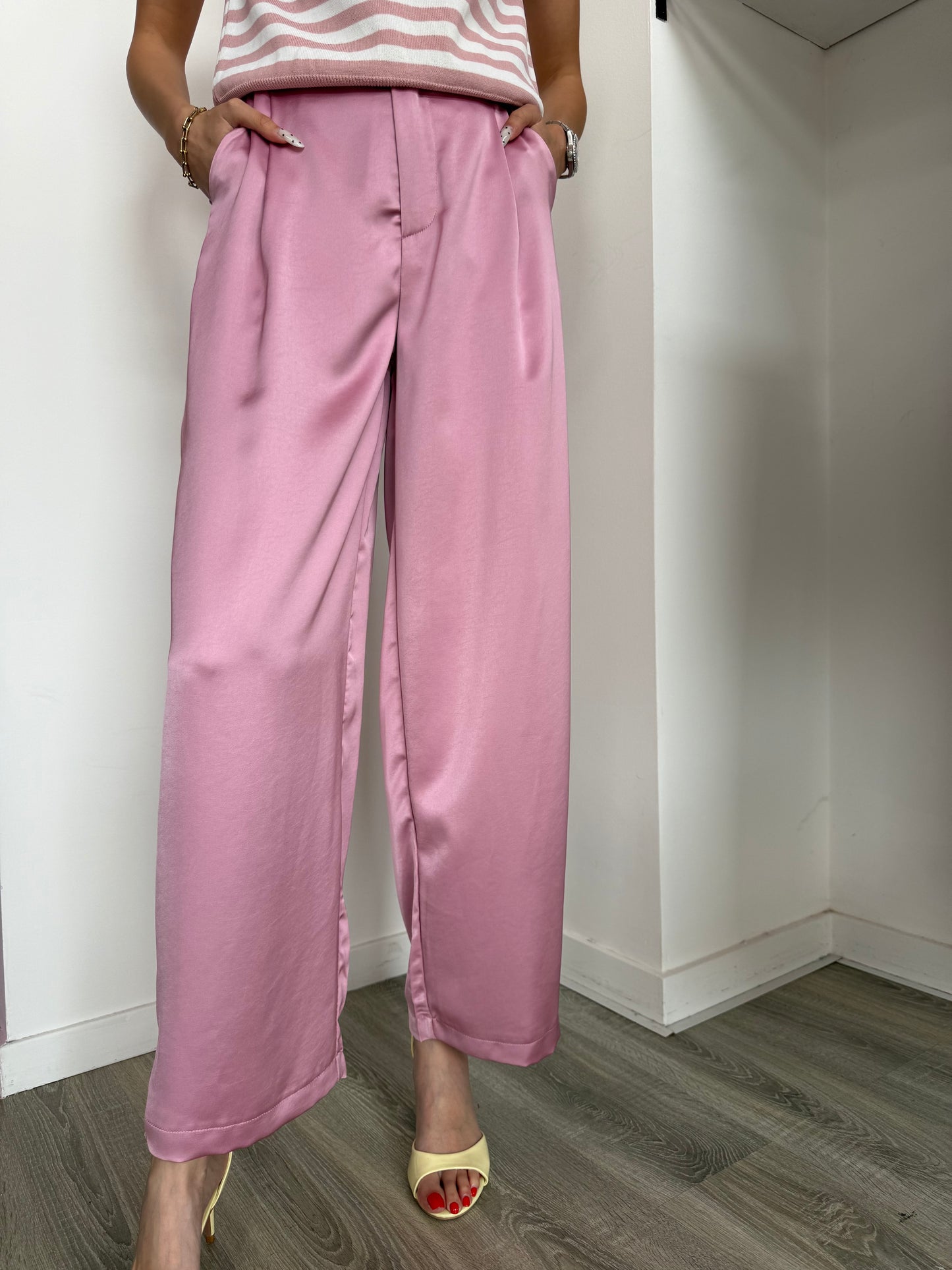 Pantaloni Satin