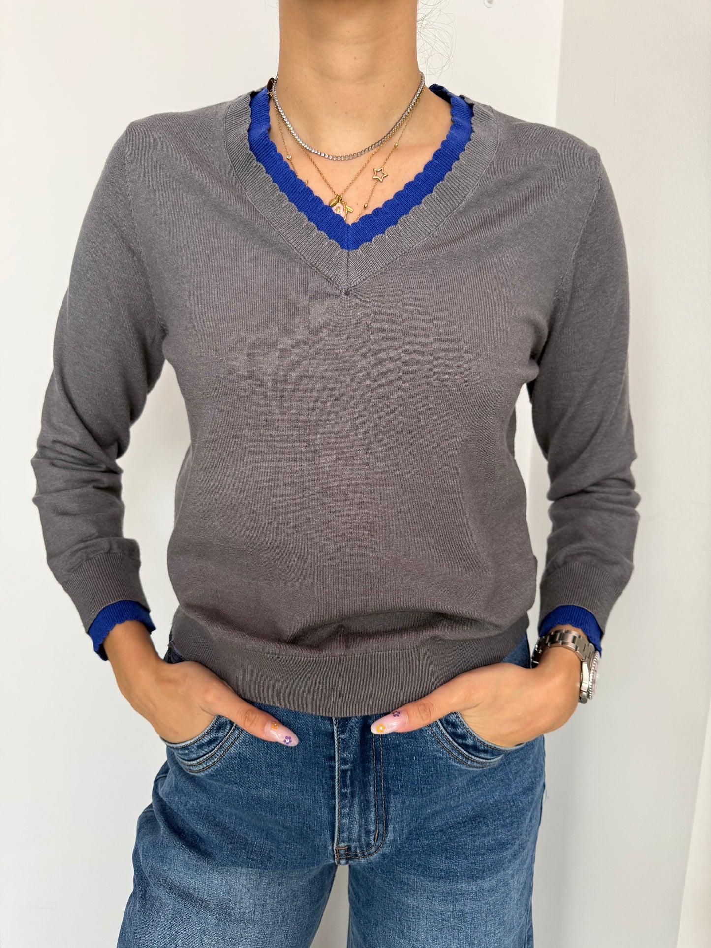 Pullover Scollo V