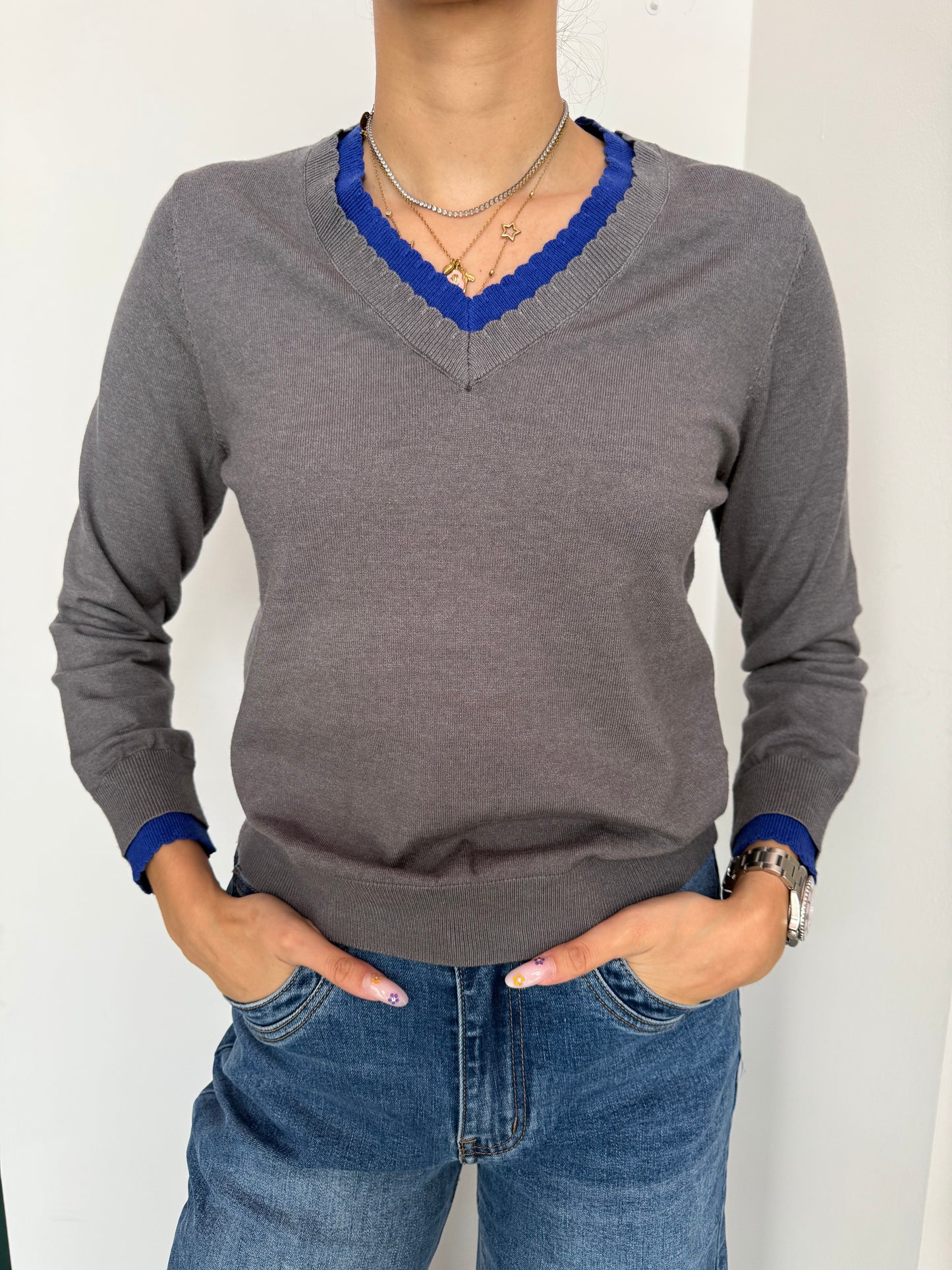 Pullover Scollo V
