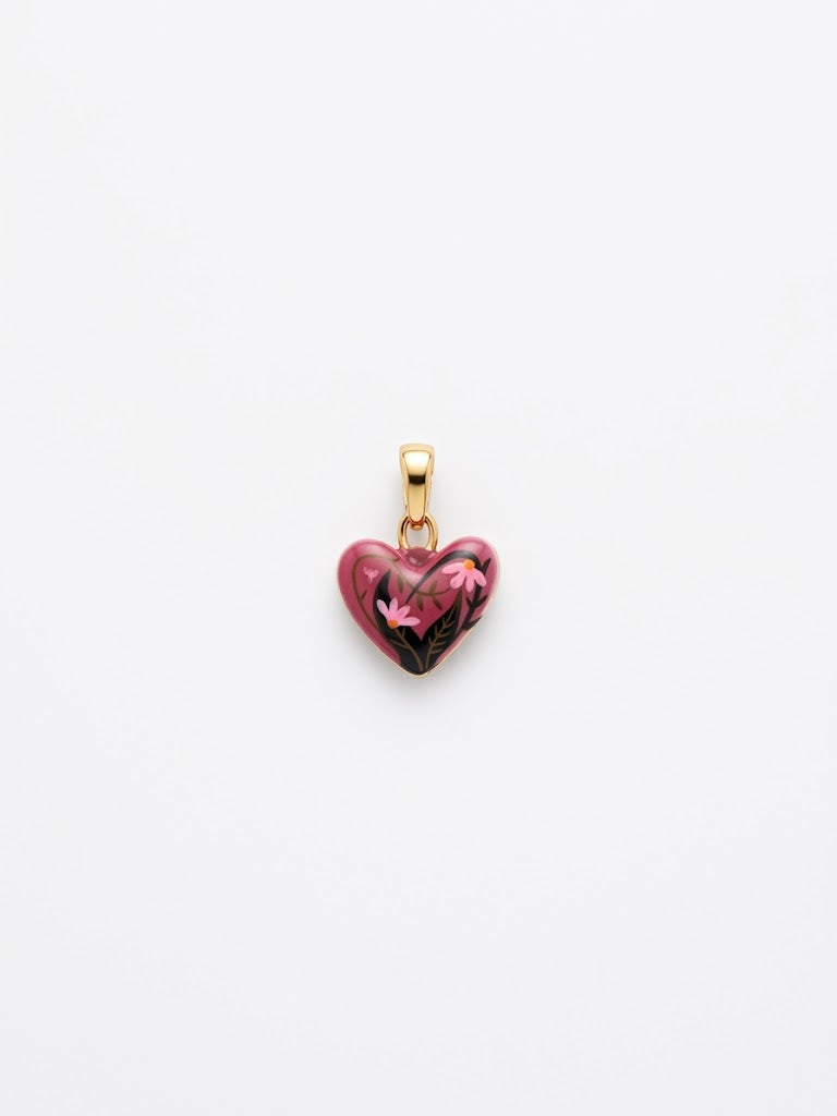 Charm Cuore e Fiori
