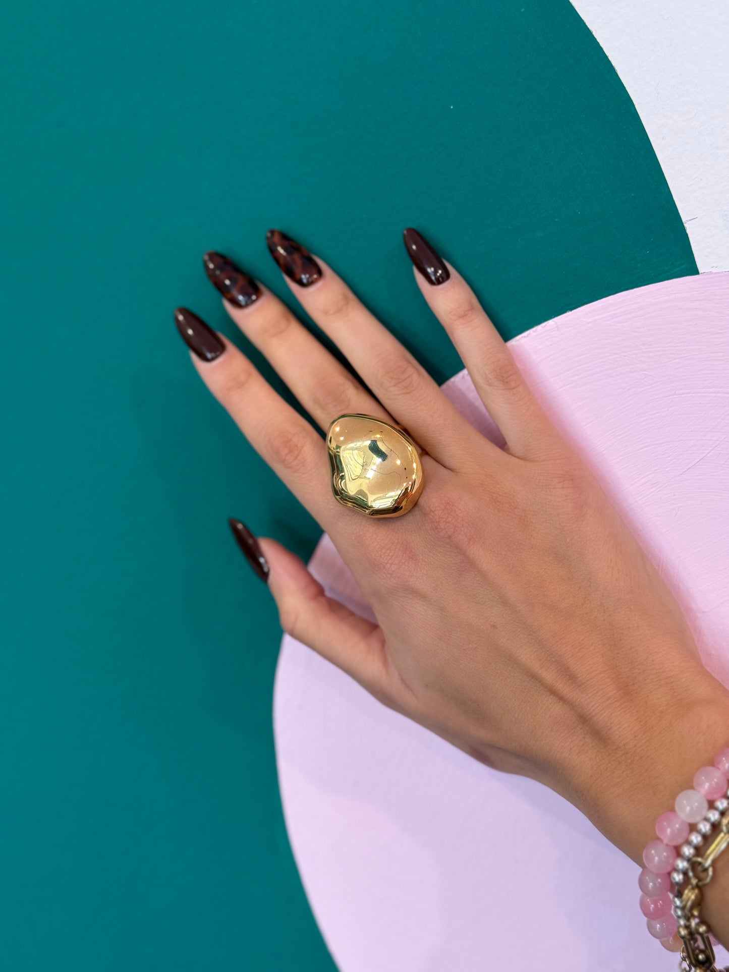 Anello Pietra Irregolare