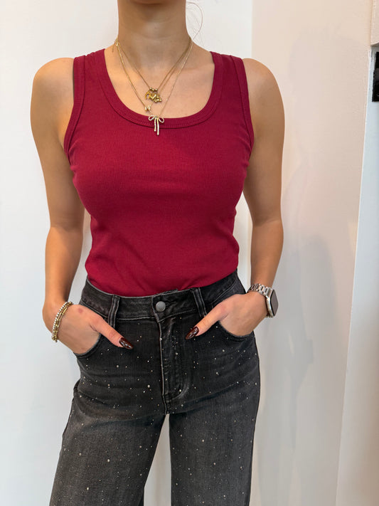 Canotta Scollo Rotondo