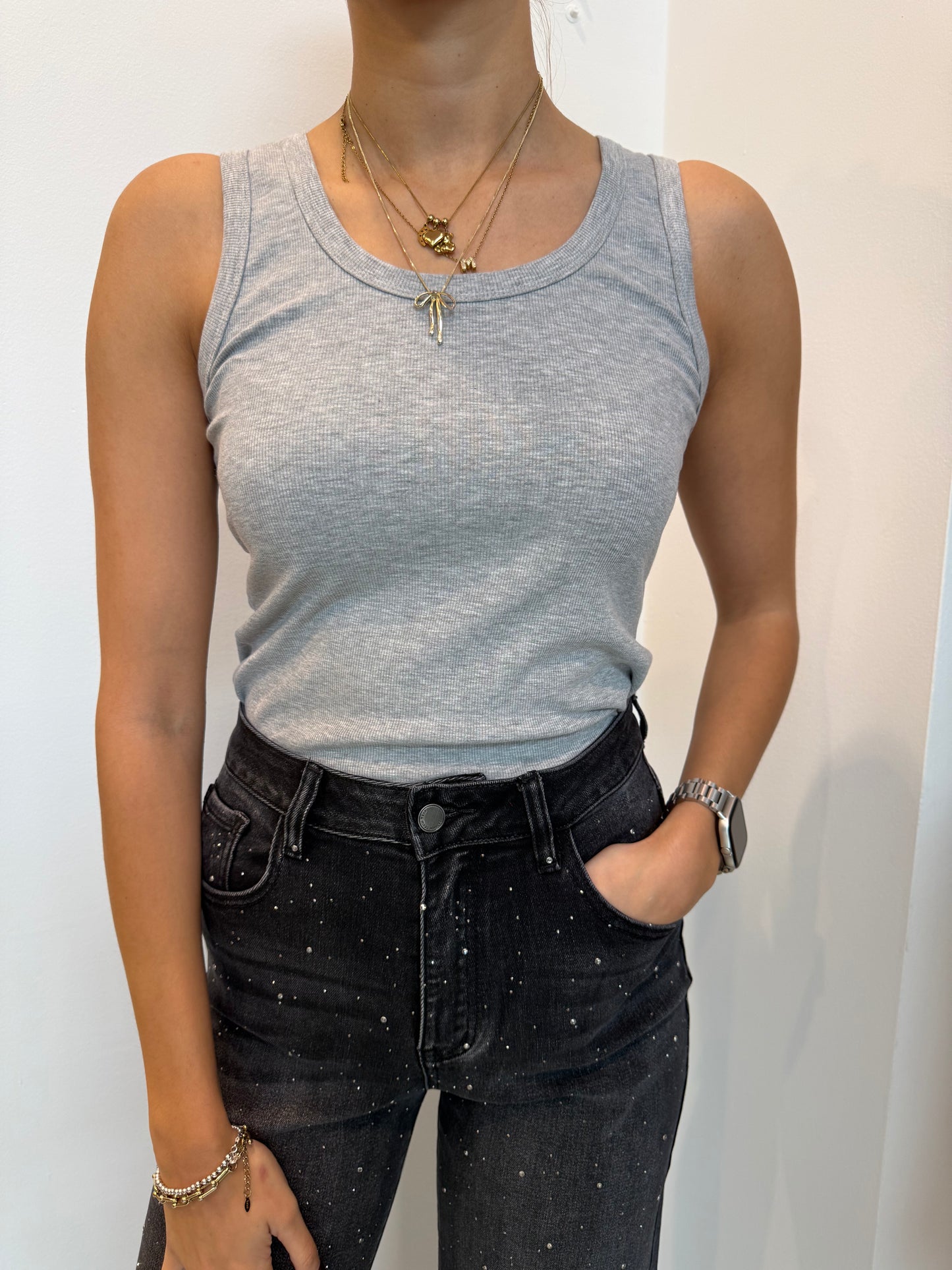 Canotta Scollo Rotondo