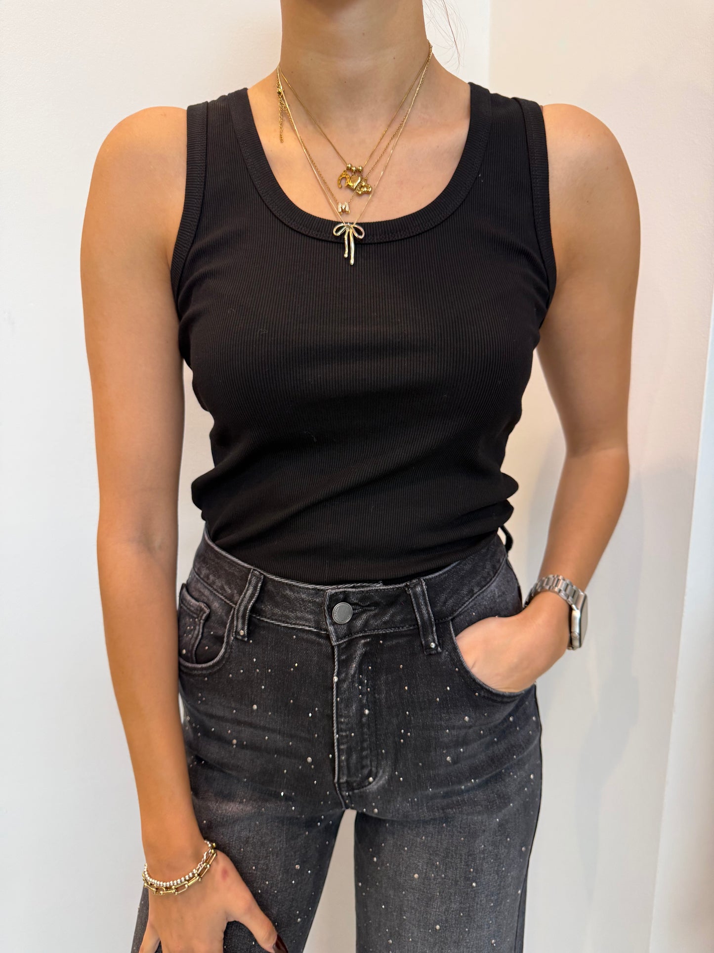 Canotta Scollo Rotondo