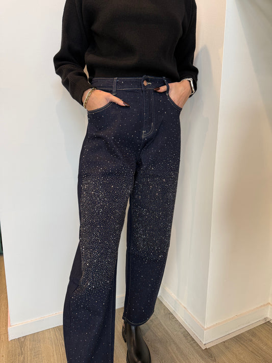 Jeans Boyfriend Strass