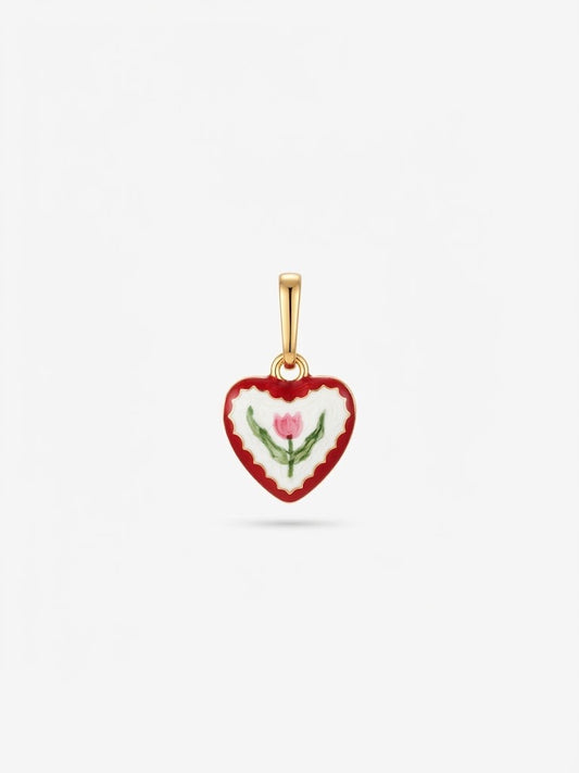 Charm Cuore Tulipano