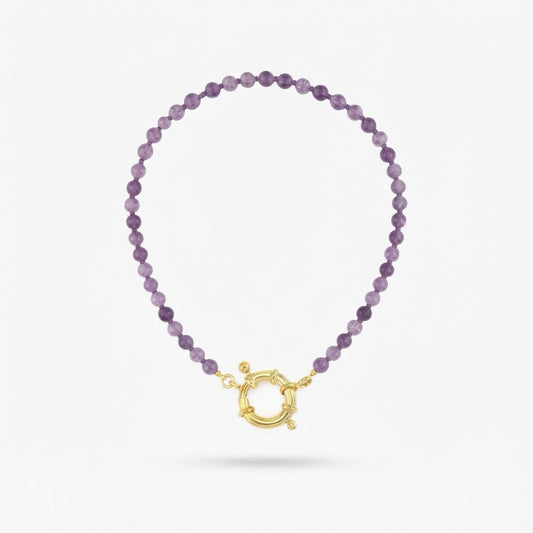 Collana Perle Ametista