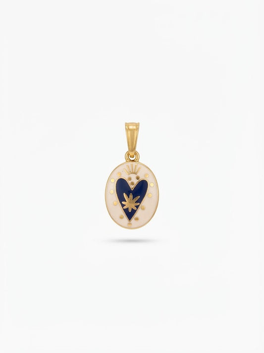 Charm Cuore Blu