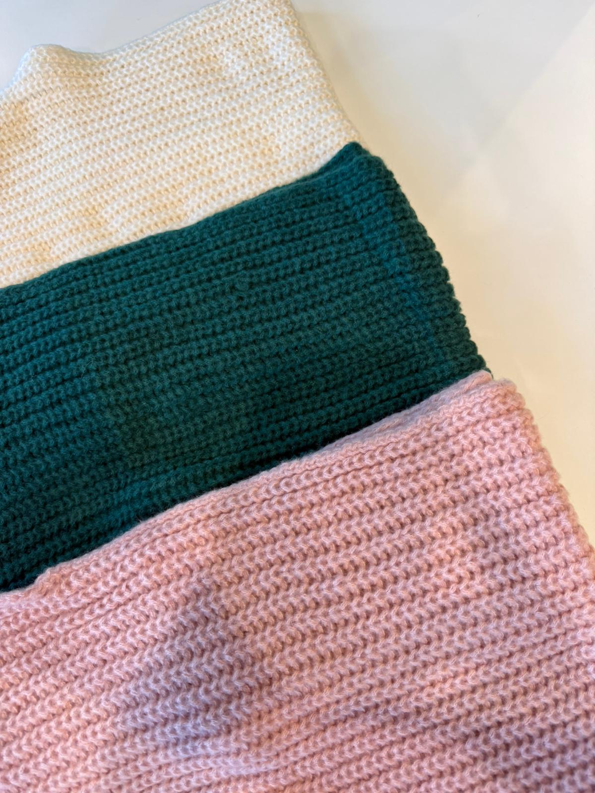 Sciarpa Maglia Lavorata